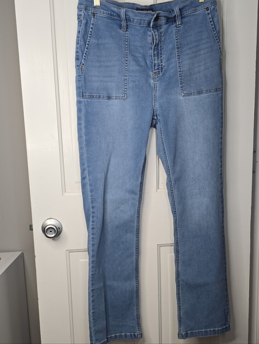 Calvin Klein Jeans Light Blue Straight Leg Women's Jeans